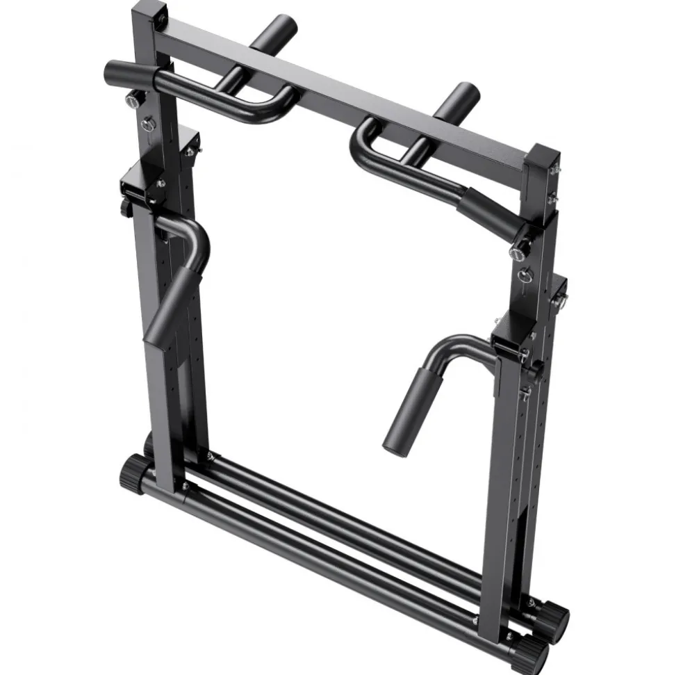 VEVOR Pull Up Bar, 330LBS Capacity Portable Pullup Bar Station, Pullup Bars Free Standing with Triangular Structure & Heavy-Duty Steel Tube, 9 Level Height Adjustment Gravity Fitness for Arms, Back