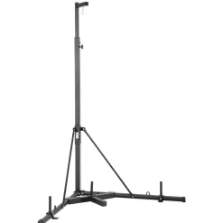 VEVOR Punching Bag Stand, Steel Heavy Duty Workout Training Equipment, Adjustable Height Boxing Punching Stand with Weighted Base, Holds Up to 140 lbs, Freestanding Sandbag Rack for Home Gym Fitness