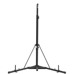 VEVOR Punching Bag Stand, Steel Heavy Duty Workout Training Equipment, Adjustable Height Boxing Punching Stand with Weighted Base, Holds Up to 140 lbs, Freestanding Sandbag Rack for Home Gym Fitness
