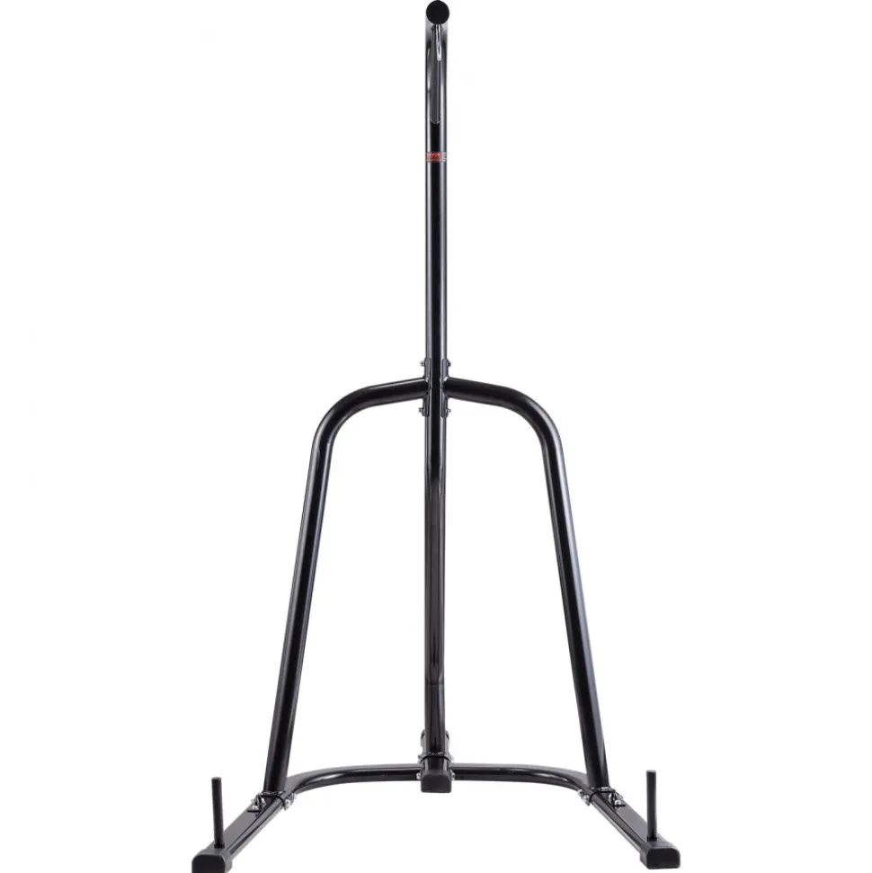 VEVOR Punching Bag Stand, Steel Heavy Duty Workout Equipment, Boxing Punching Bag Stand, Holds Up to 140 lbs, Freestanding Sandbag Rack with Weighted Base, Training Equipment for Home Gym Fitness