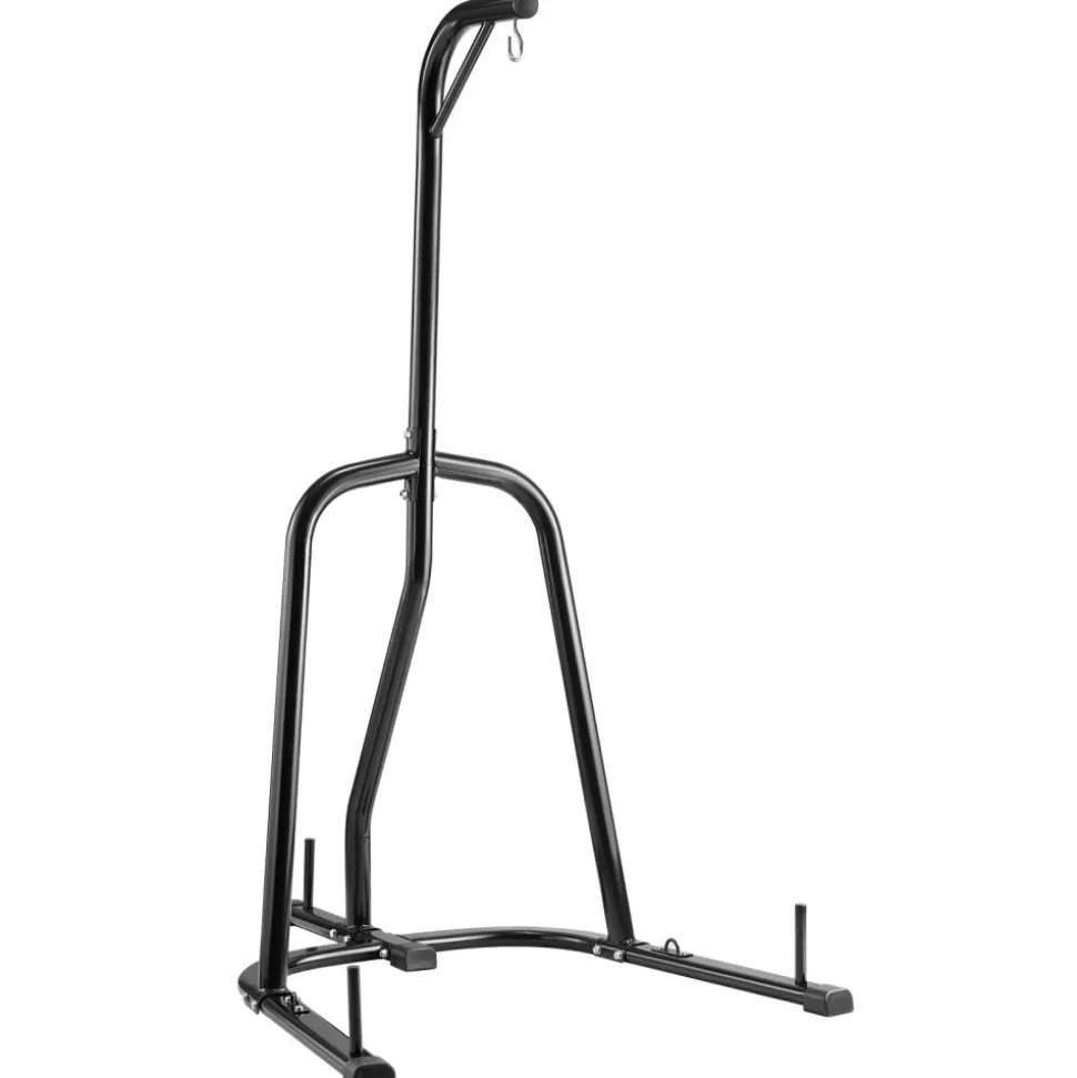 VEVOR Punching Bag Stand, Steel Heavy Duty Workout Equipment, Boxing Punching Bag Stand, Holds Up to 140 lbs, Freestanding Sandbag Rack with Weighted Base, Training Equipment for Home Gym Fitness