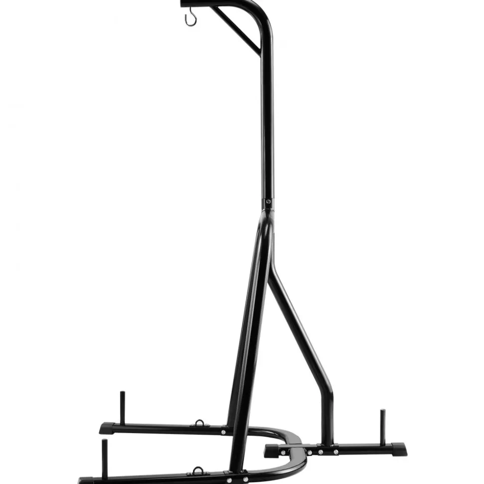 VEVOR Punching Bag Stand, Steel Heavy Duty Workout Equipment, Boxing Punching Bag Stand, Holds Up to 140 lbs, Freestanding Sandbag Rack with Weighted Base, Training Equipment for Home Gym Fitness