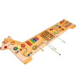 VEVOR Puppy Activity Wall Busy Board Panels, 12 Activities, Montessori Sensory Wall Toy for Kids 3-12 Years, Montessori Learning Activity Center, Ideal for Toddler Playroom Nursery Classroom