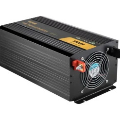 VEVOR Pure Sine Wave Inverter Charger, 2000W, DC 12V to AC 120V Power Inverter with LCD Display, Remote Control, Low Frequency, GFCI, for RV Camper Home, Compatible with 12V LiFePO4 Lithium Batteries