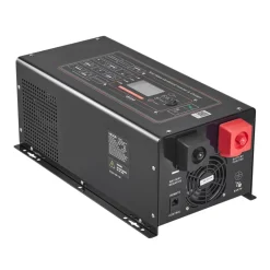 VEVOR Pure Sine Wave Inverter Charger, 3000W, DC 12V to AC 120V Power Inverter with LCD Display, Remote Control, Low Frequency, for RV Camper Home, Compatible with 12V LiFePO4 and Lithium Batteries