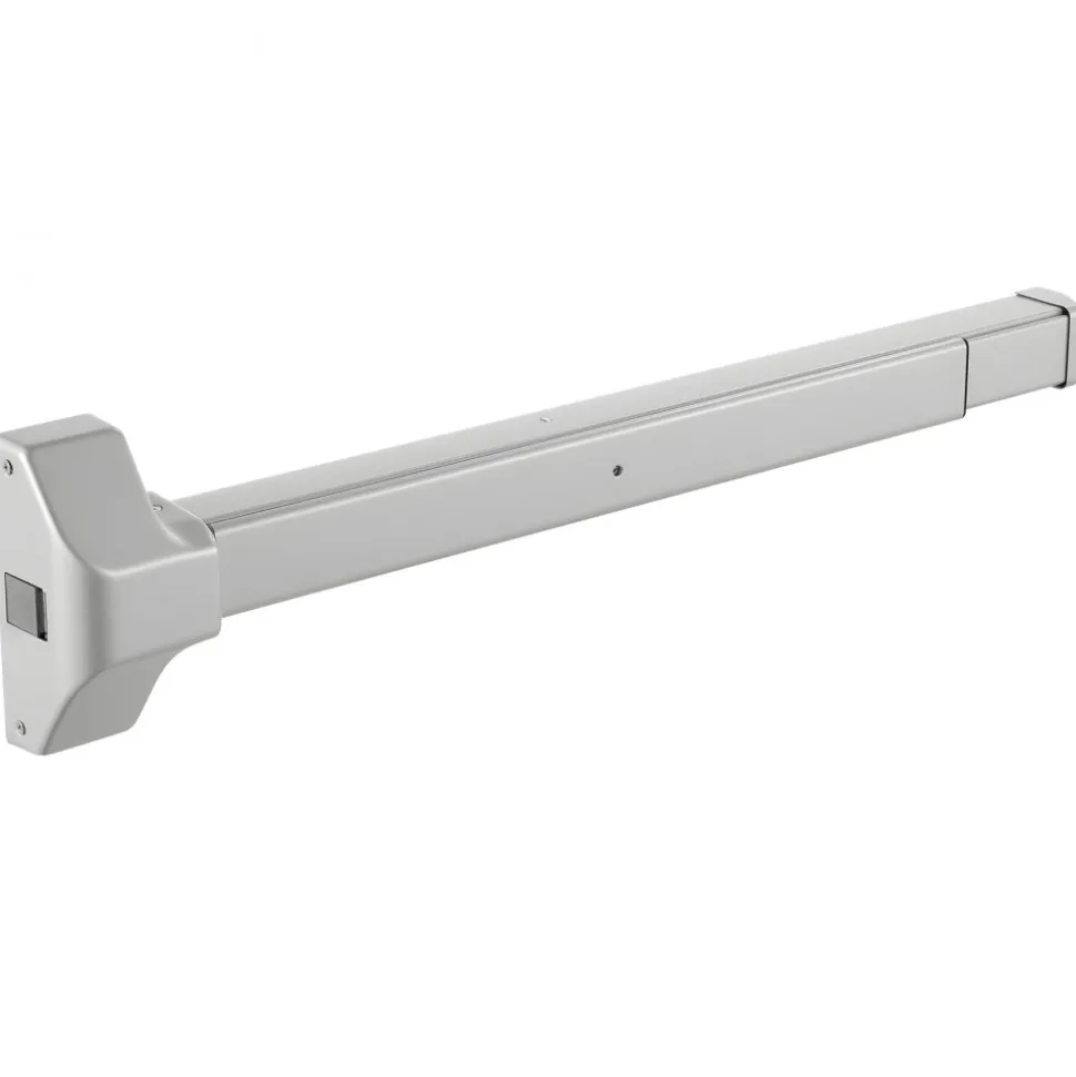 VEVOR Push Bar Panic Exit Device, 28" Premium Metal Commercial Panic Bar for Exit Doors, Emergency Exit Door Hardware with Warning Sticker, Easy Installation, for 28"-41" Wood or Metal Door, Silver