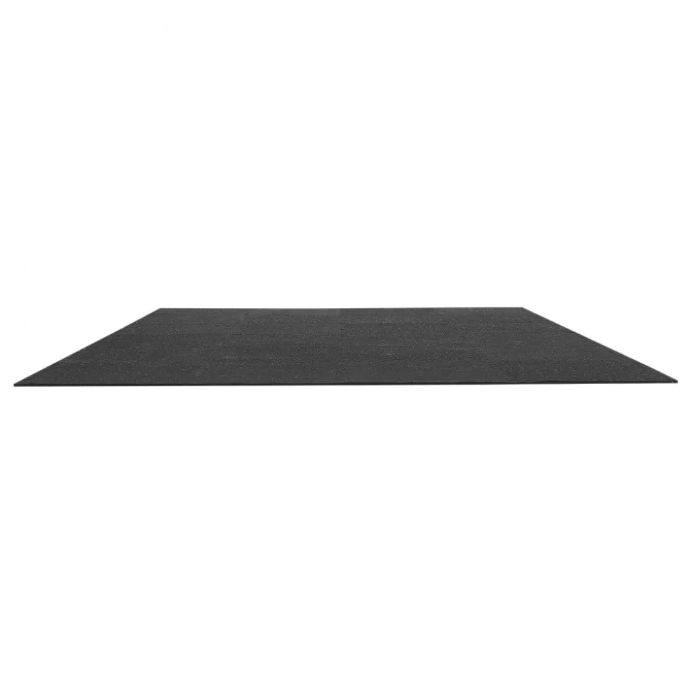VEVOR Puzzle Exercise Mat, 24 PCS Fitness Equipment Mats, 24 x 24 x 0.4 in, High-Density EVA Foam Mats Set, Interlocking Rubber Soft Tiles, Protective Floor Padding with Gray Dots for Home Gym Office