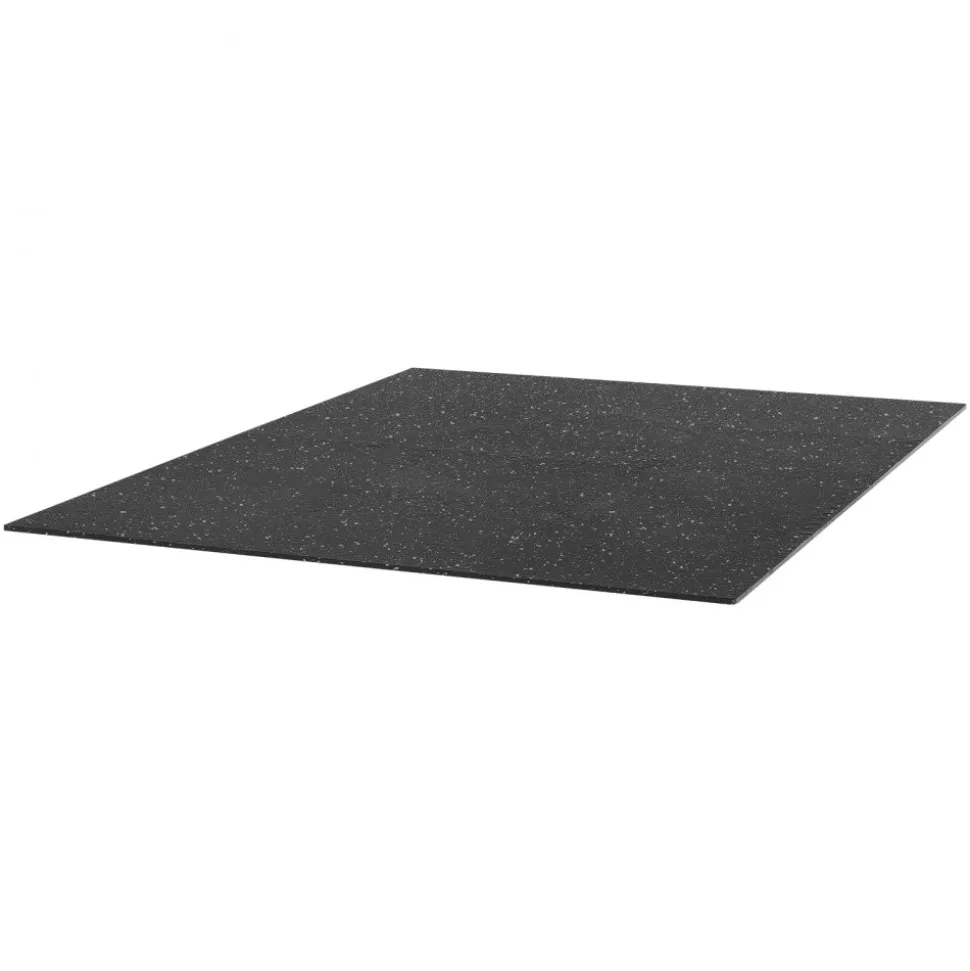 VEVOR Puzzle Exercise Mat, 12 PCS Fitness Equipment Mats, 24 x 24 x 0.56 in, High-Density EVA Foam Gym Mats Set, Interlocking Rubber Soft Tiles, Protective Floor Padding for Home, Gym, Office, Black