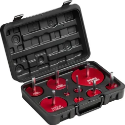 VEVOR PVC Pipe Reamer Kit, 9-Piece, PVC Fitting Socket Saver, Includes 1/2