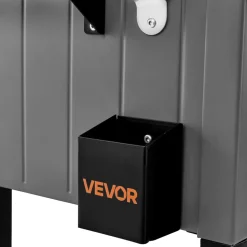 VEVOR 80QT Rolling Ice Chest, Holds up to 50 Bottles / 110 Cans, Portable Patio Party Bar Drink Cooler Cart with Bottom Shelf & Foldable Side Shelves, Beverage Pool with Swivel Wheels & Bottle Opener