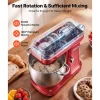 VEVOR 7.4 Qt Tilt Head Stand Mixer 500W Electric Dough Mixer, 12 Speeds Food Kitchen Mixer with Stainless Steel Bowl, Splash Guard, Dough Hook, Whisk, Beater, for Baking Mixing