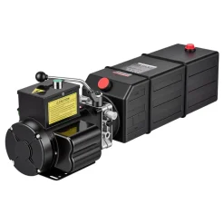 VEVOR 15 Quart Hydraulic Pump, 2.2KW Hydraulic Motor Dump Trailer Pump Single Acting, 3200 PSI Max Relief Pressure, 1.7 GPM Flow Rate, AC220-240V Hydraulic Power Unit Car Lift (Vertical Installation)