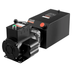 VEVOR 15 Quart Hydraulic Pump, 2.2KW Hydraulic Motor Dump Trailer Pump Single Acting, 3200 PSI Max Relief Pressure, 1.7 GPM Flow Rate, AC220-240V Hydraulic Power Unit Car Lift (Vertical Installation)