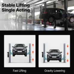 VEVOR 10 Quart Hydraulic Pump, 2.2KW Hydraulic Dump Trailer Pump Single Acting, 3200 PSI Max Relief Pressure, 1.7 GPM Flow Rate, AC220-240V Hydraulic Power Unit Car Lift (Vertical Installation)