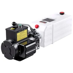 VEVOR 15 Quart Hydraulic Pump, 2.2KW Hydraulic Dump Trailer Pump Single Acting, 3200 PSI Max Relief Pressure, 1.7 GPM Flow Rate, AC220-240V Hydraulic Power Unit Car Lift (Vertical Installation)