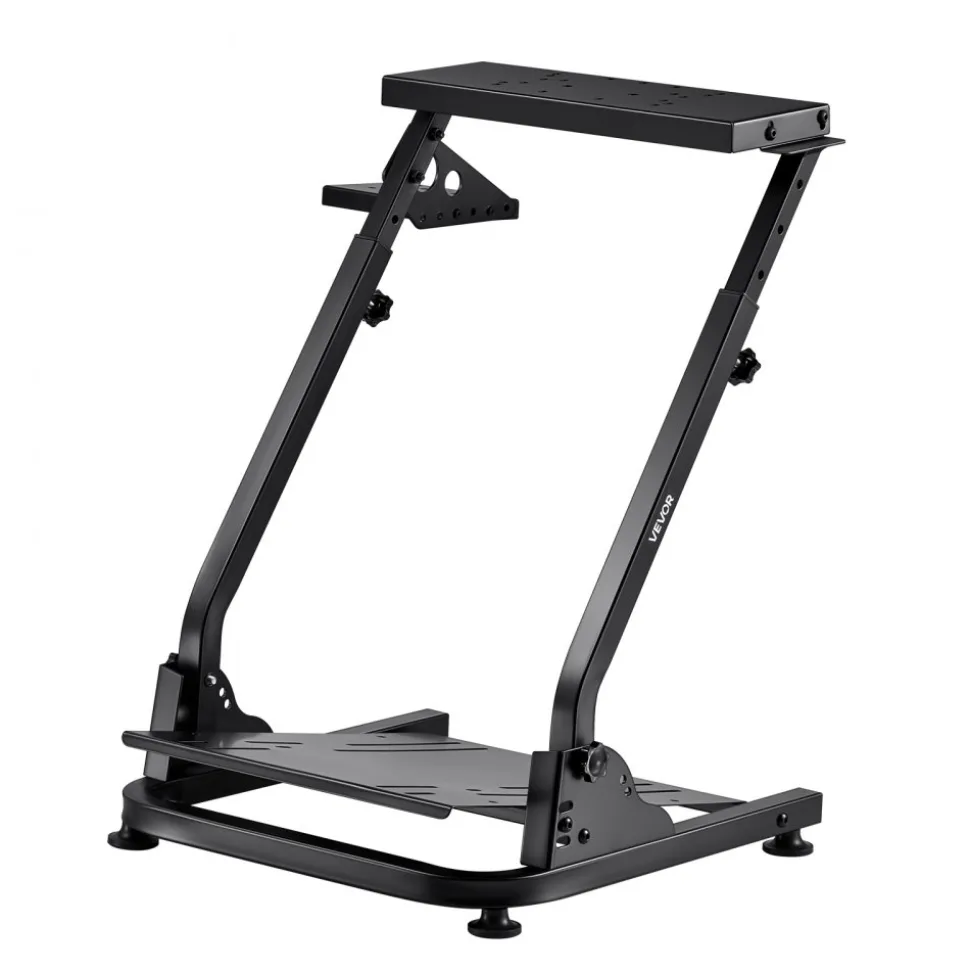 VEVOR Racing Wheel Stand, Adjustable & Foldable Simulator Stand for Logitech G29 G27 G920 G923, Thrustmaster T300RS T300GT T248 TS-PC TSXW Gaming Cockpit,Pedals Simulator NOT Included