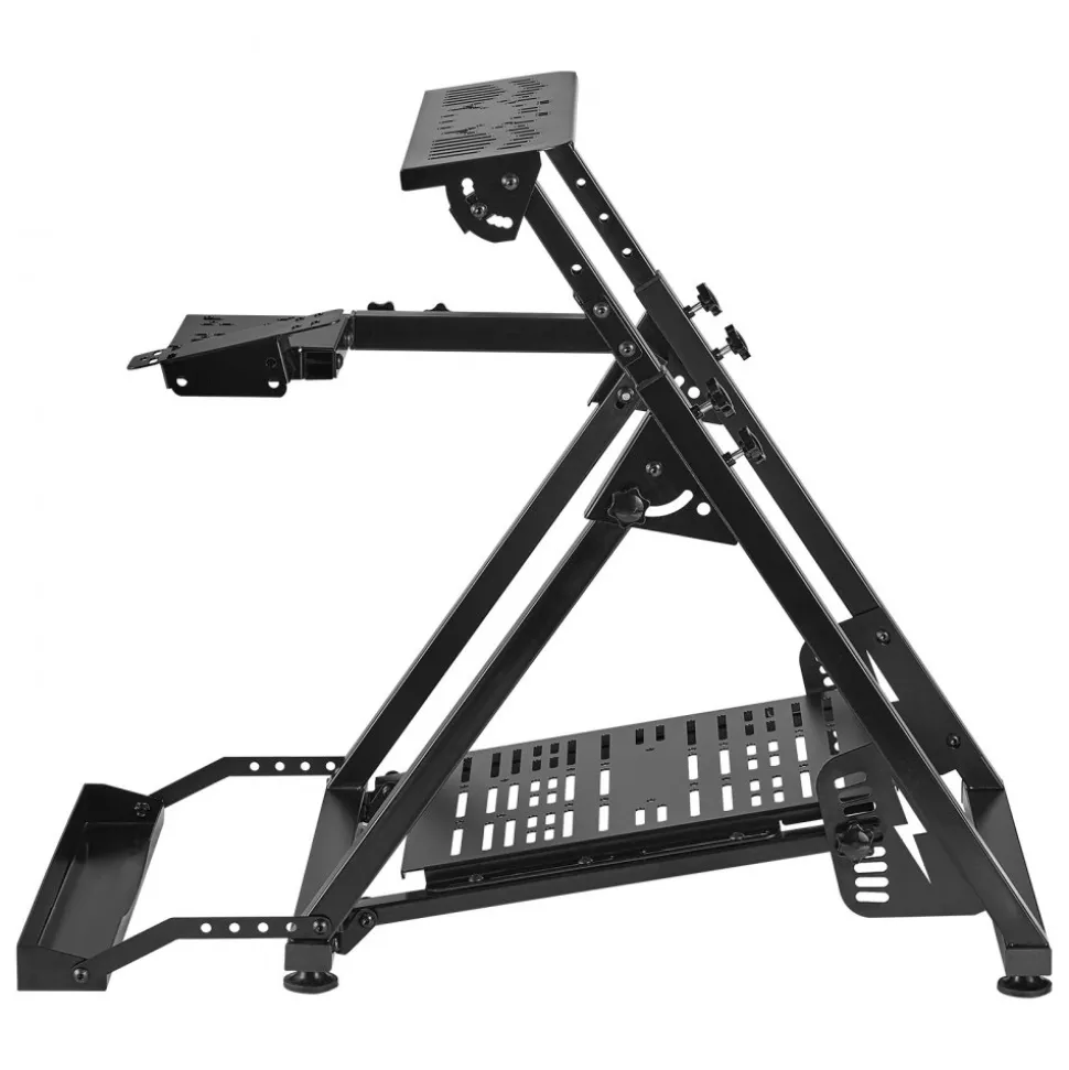 VEVOR Racing Wheel Stand, Adjustable & Foldable Simulator Stand for Logitech G923 G920 G29 G27, Thrustmaster T300RS TX F458 T500RS T3PA-PRO(F1/GT) Gaming Cockpit,Pedals Simulator NOT Included,Compact