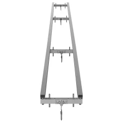 VEVOR Rail Mill Guide System, 12 ft 4 Crossbar Chainsaw Mill Kits, Aluminum Saw Milling Rails System Works with Chainsaw, 2 Wedges, Adjustable Rail Milling Guide Kit for Builders Woodworkers