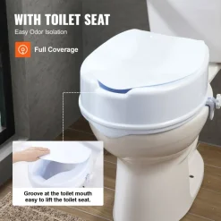 VEVOR Raised Toilet Seat, 6