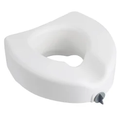 VEVOR Raised Toilet Seat, 350 lbs Capacity, 5-Inch Lift Height, Commode Elevated Toilet Seat Riser with Enlarged Opening for Seniors, Elderly, Handicap, Disabled, Adults, Fits Elongated & Round Bowl