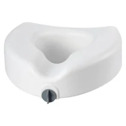 VEVOR Raised Toilet Seat, 350 lbs Capacity, 5-Inch Lift Height, Commode Elevated Toilet Seat Riser with Enlarged Opening for Seniors, Elderly, Handicap, Disabled, Adults, Fits Elongated & Round Bowl