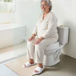 VEVOR Raised Toilet Seat, 350 lbs Capacity, 5-Inch Lift Height, Commode Elevated Toilet Seat Riser with Enlarged Opening for Seniors, Elderly, Handicap, Disabled, Adults, Fits Elongated & Round Bowl
