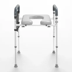 VEVOR Raised Toilet Seat, 7-Position Height Adjustment 19.3