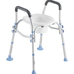 VEVOR Raised Toilet Seat with Arms, 350 lbs Capacity, 5-Inch Lift Height & Adjustable Width, Widened Commode Elevated Toilet Seat Riser with Handles for Seniors, Elderly, Handicap, Disabled, Adults