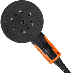VEVOR Random Orbital Sander 5 & 6-Inch, 350W Brushless Orbital Sander, 10,000 PRM 6 Variable Speed Electric Palm Sander with 20PCS Sandpapers, Dust Connector & Hose for Woodworking Detailing Sanding