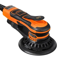 VEVOR Random Orbital Sander 6-Inch, 350W Brushless Orbital Sander, 10,000 PRM 6 Variable Speed Electric Palm Sander with 10PCS Sandpapers, Dust Connector & Hose for Woodworking Detailing Sanding