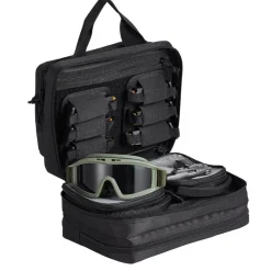 VEVOR Range Bag for 2 Pistols, Tactical Gun Bag with 2 Built-in Removable Pistol Bags & 6 Detachable Magazines, Gun Range Bag for Outdoor Hunting Shooting, Lockable Carrying Handgun Bag Case, Black