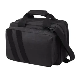 VEVOR Range Bag for 2 Pistols, Tactical Gun Bag with 2 Built-in Removable Pistol Bags & 6 Detachable Magazines, Gun Range Bag for Outdoor Hunting Shooting, Lockable Carrying Handgun Bag Case, Black
