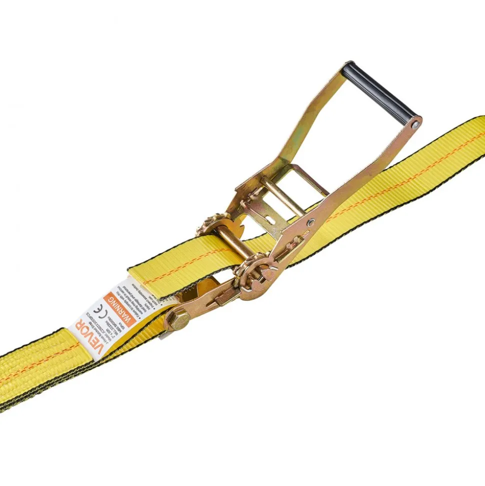 VEVOR Ratchet Straps, 2 in x 30 ft, Heavy Duty Tie Down Straps with Double J Hook, 10,000 lbs Break Strength, Tie Down Ratcheting for Moving, Trailers, Motorcycles, Kayaks, Car Roof, 10 Pack