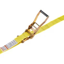 VEVOR Ratchet Straps, 2 in x 15 ft, Heavy Duty Tie Down Straps with Double J Hook, 5000 lbs Break Strength, Carry Bag, Tie Down Ratcheting for Moving, Trailers, Motorcycles, Kayaks, Car Roof, 6 Pack