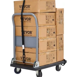 VEVOR Ratchet Tie Down Straps (4PK), 2200 lb Max Break Strength, Includes 4 Premium 1