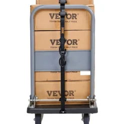 VEVOR Ratchet Tie Down Straps (4PK), 2200 lb Max Break Strength, Includes 4 Premium 1