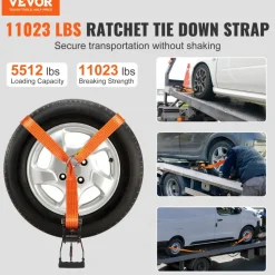 VEVOR Ratchet Tie Down Straps Kit, 2