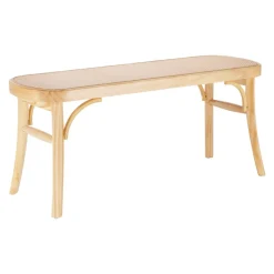 VEVOR Rattan Bench, 43.3