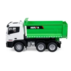 VEVOR RC Dump Truck Toy, 9-Channel 1:18 Scale, Remote Control Dump Truck RC Construction Vehicle Truck Toy with Light & 2 Rechargeable Batteries Birthday Gift for Toddlers Kids Boys and Girls Age 8+