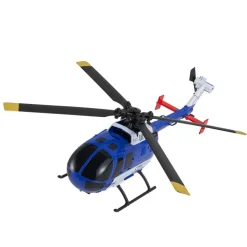 VEVOR RC Helicopter, 2.4GHz 4-Propeller Remote Control Helicopter with 6-Axis Gyro, 4-Channel RC Airplane for Beginner, LED Light & One-Key Takeoff/Landing, Plane Toys for Kids Ages 8 and up