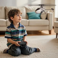 VEVOR RC Helicopter, 2.4GHz Single Propeller Remote Control Helicopter with Gyro, 4-Channel RC Airplane for Beginner,  39 Min Flight Time, One-Key Takeoff/Landing, Toys for Kids Ages 8 and up