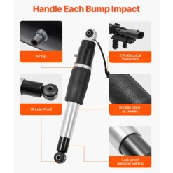 VEVOR Rear Air Shock Absorber Strut, 2 PCS, Compatible with Cadillac Escalade, Chevrolet Suburban/ Tahoe, GMC Yukon/Yukon XL, Replacement for 22283446 22278958 580-1106 5801068 5801106 23151122