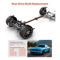 VEVOR Rear Drive Shaft, 71.7
