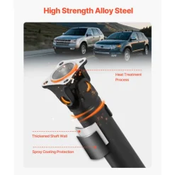 VEVOR Rear Drive Shaft, 80.0"-81.6" Prop Shaft Driveshaft Assembly Compatible with 2007-2014 Ford Edge & Lincoln MKX, Replace #DT4Z-4R602-A DT4Z4R602A 7T4Z4R602A SK936846 936-846 65-2027