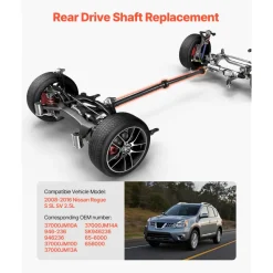 VEVOR Rear Drive Shaft, 80.6