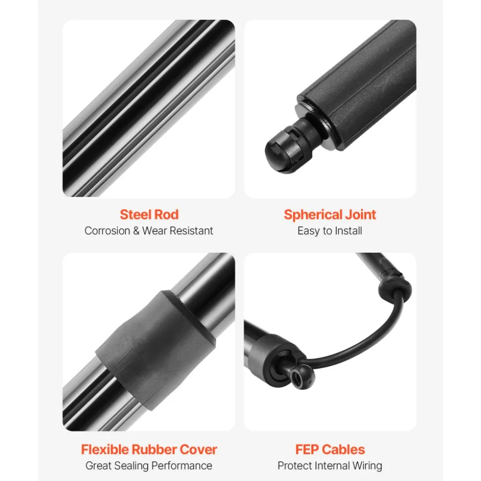 VEVOR Rear Left & Right Tailgate Power Lift Support, Compatible with 2014-2020 Nissan Rogue/X-Trail, Electric Tailgate Liftgate Power Hatch Shock Strut Replace OE# 905614BA4A 90561-4BA4A (2PCS)
