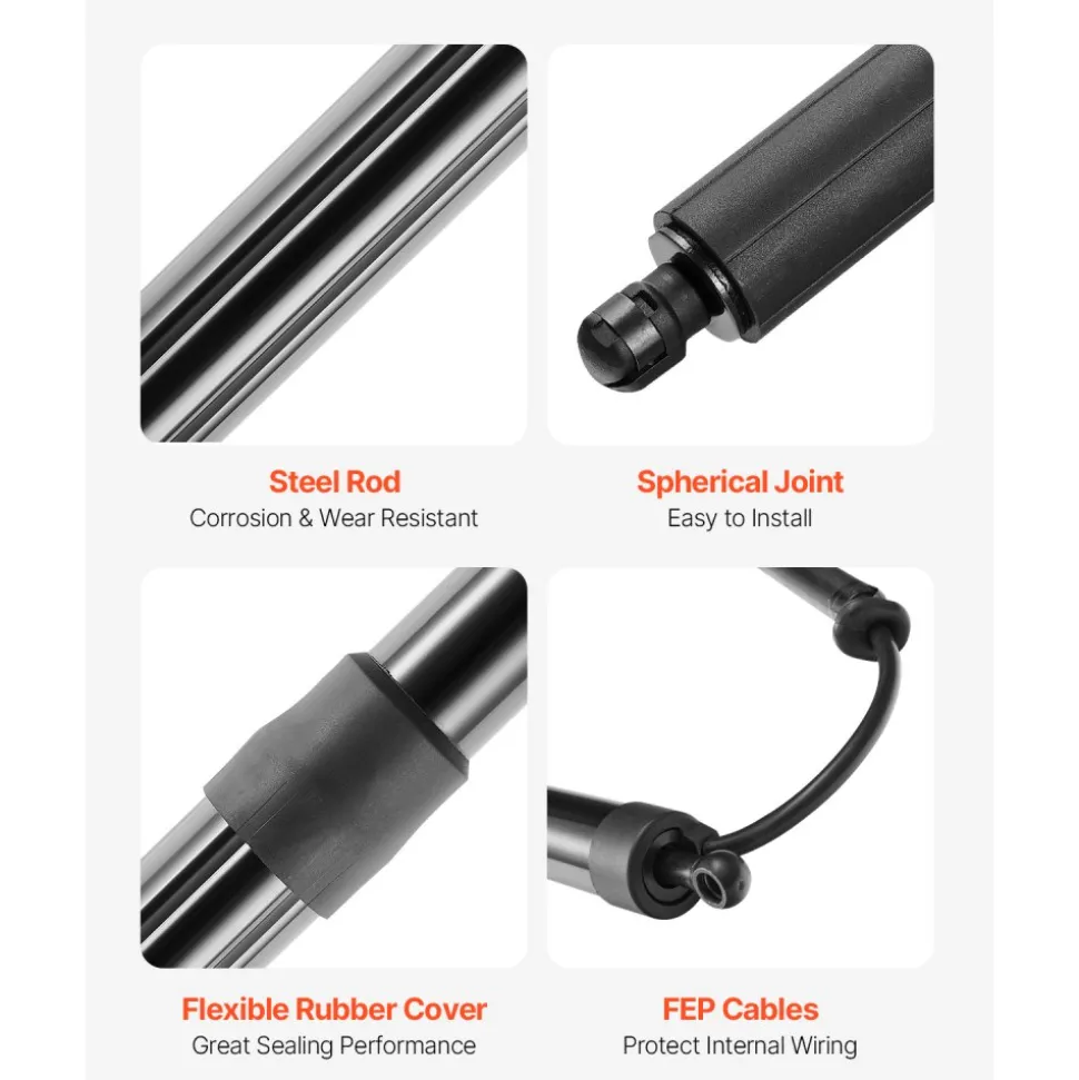 VEVOR Rear Left Tailgate Power Lift Support, Compatible with 2011-2012 Jeep Grand Cherokee WK2 Series, Electric Liftgate Actuator, Trunk Tailgate Hatch Shock Strut Replaces OE# 55399277AD 55399277AC