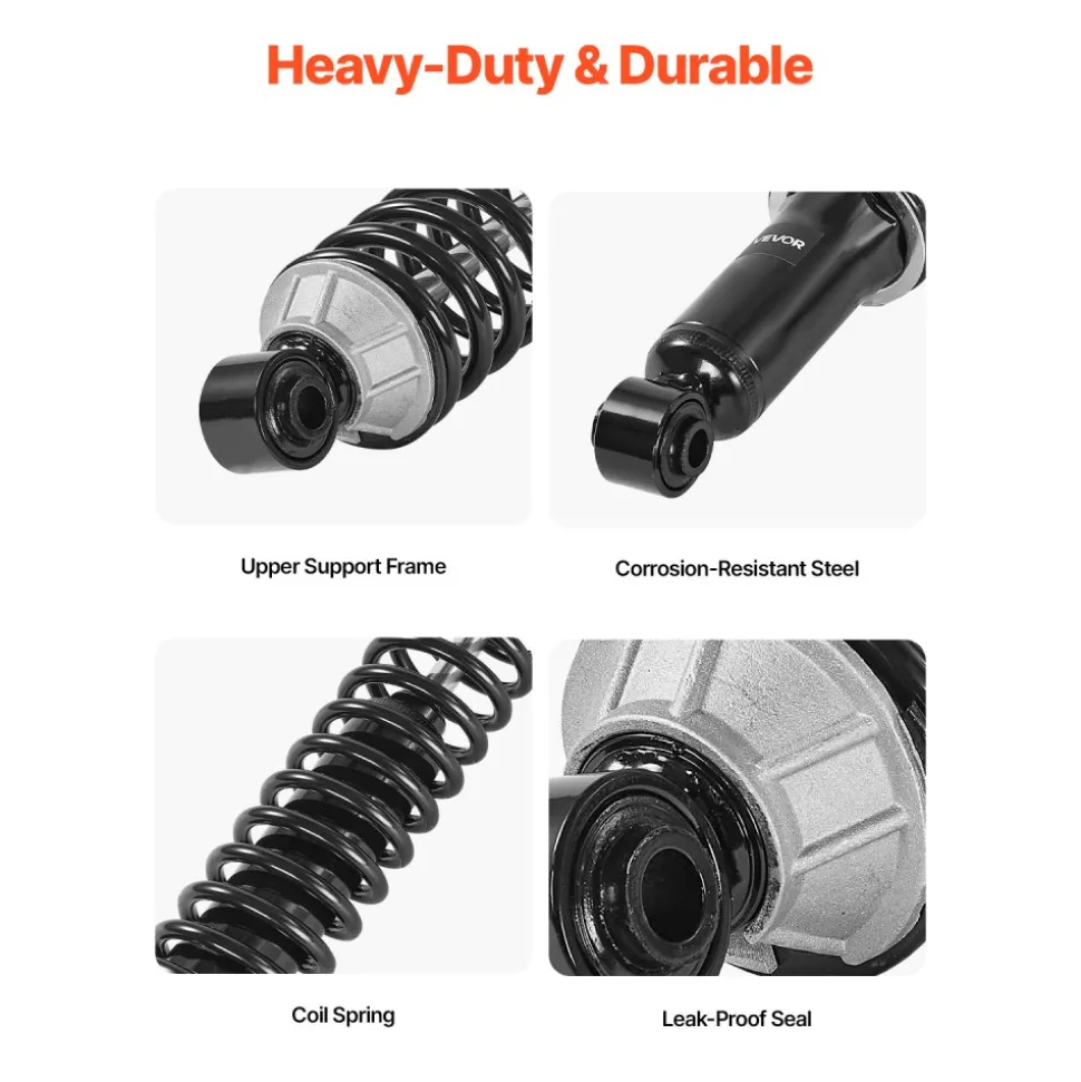 VEVOR Rear Shock Absorber Strut Assembly, 2Pcs Shock and Strut Assembly with Coil Spring, Fit 2000-2006 Chevrolet Suburban 1500, 2000-2006 Chevrolet Tahoe, 2000-2006 GMC Yukon, Replace for OE 58639