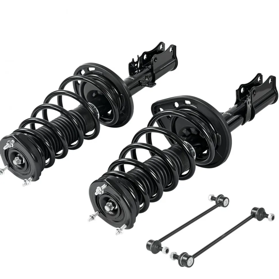 VEVOR Rear Shock Absorber Strut Assembly, 2Pcs Shock and Strut Assembly with Stabilizer Bar & Coil Spring, Compatible with 2007-2011 Toyota Camry and 2008-2012 Toyota Avalon Models, OE 172401