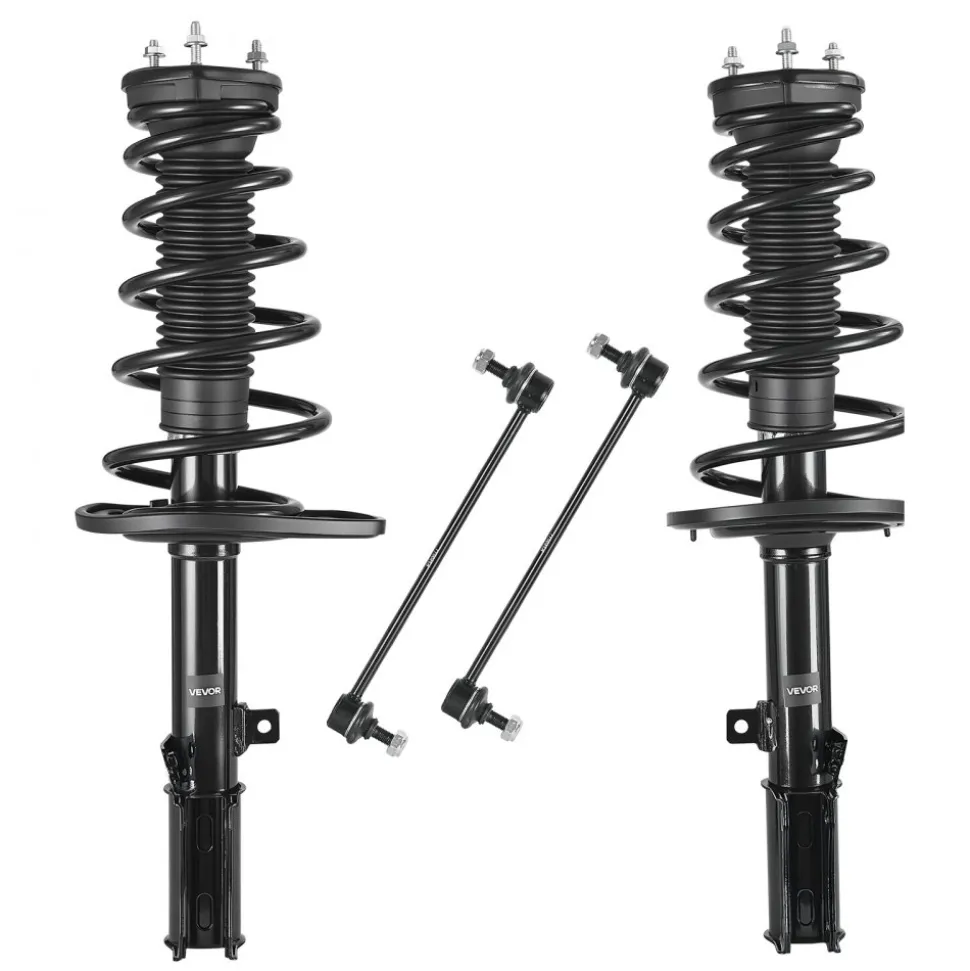 VEVOR Rear Shock Absorber Strut Assembly, 2Pcs Shock and Strut Assembly with Stabilizer Bar & Coil Spring, Compatible with 2007-2011 Toyota Camry and 2008-2012 Toyota Avalon Models, OE 172401